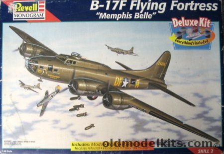 Revell 1/48 Boeing B-17F Memphis Belle Flying Fortress, 85-6652 plastic model kit